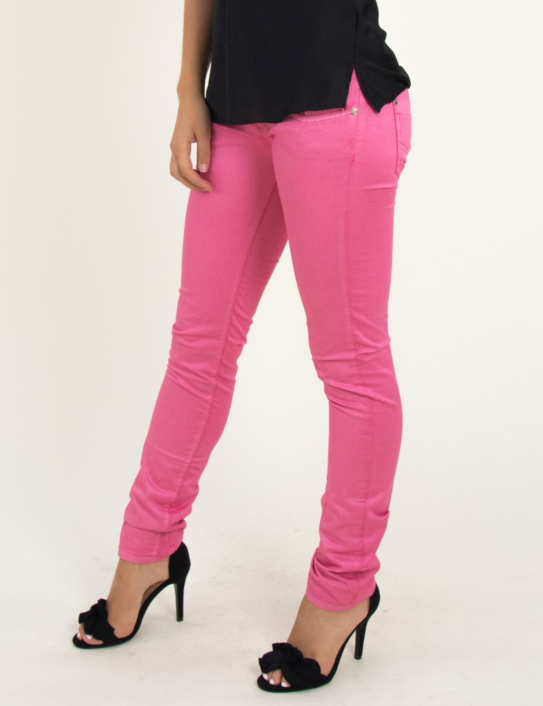 Edward φούξια υφασμάτινο παντελόνι Inez Shine φωτογραφία